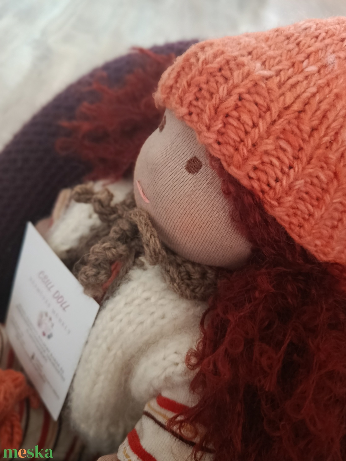  Öltöztethető vöröshajú Waldorf baba keresi társát - játék & sport - baba & babaház - öltöztethető baba - Meska.hu