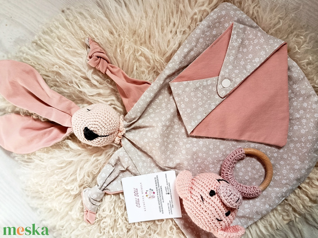 Három részes nyunyókás Babaváró Ajándék Szett - baba - mama - babalátogató ajándékcsomag - Meska.hu
