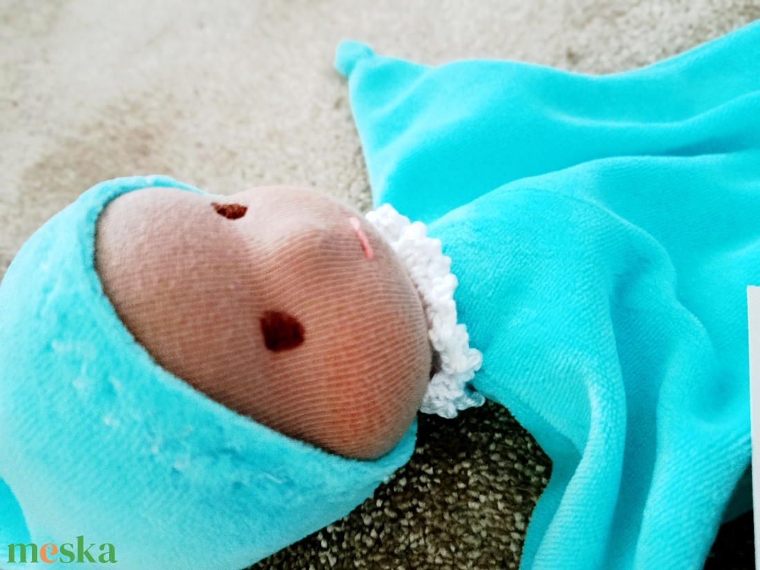  Babaköszöntő ajándék szett Waldorf nyunyóbabával! - baba - mama - babalátogató ajándékcsomag - Meska.hu