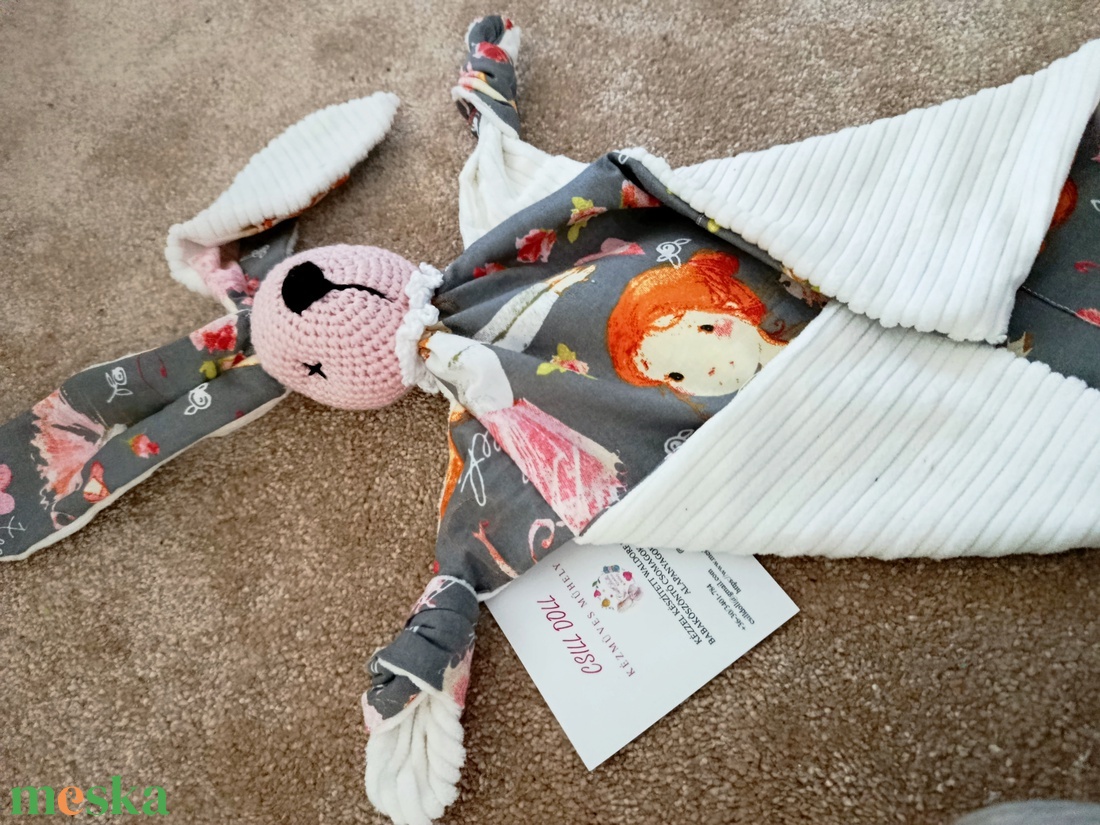 Igazi csajos nyuszis nyunyóka bármilyen alkalomra - baba - mama - babalátogató ajándékcsomag - Meska.hu