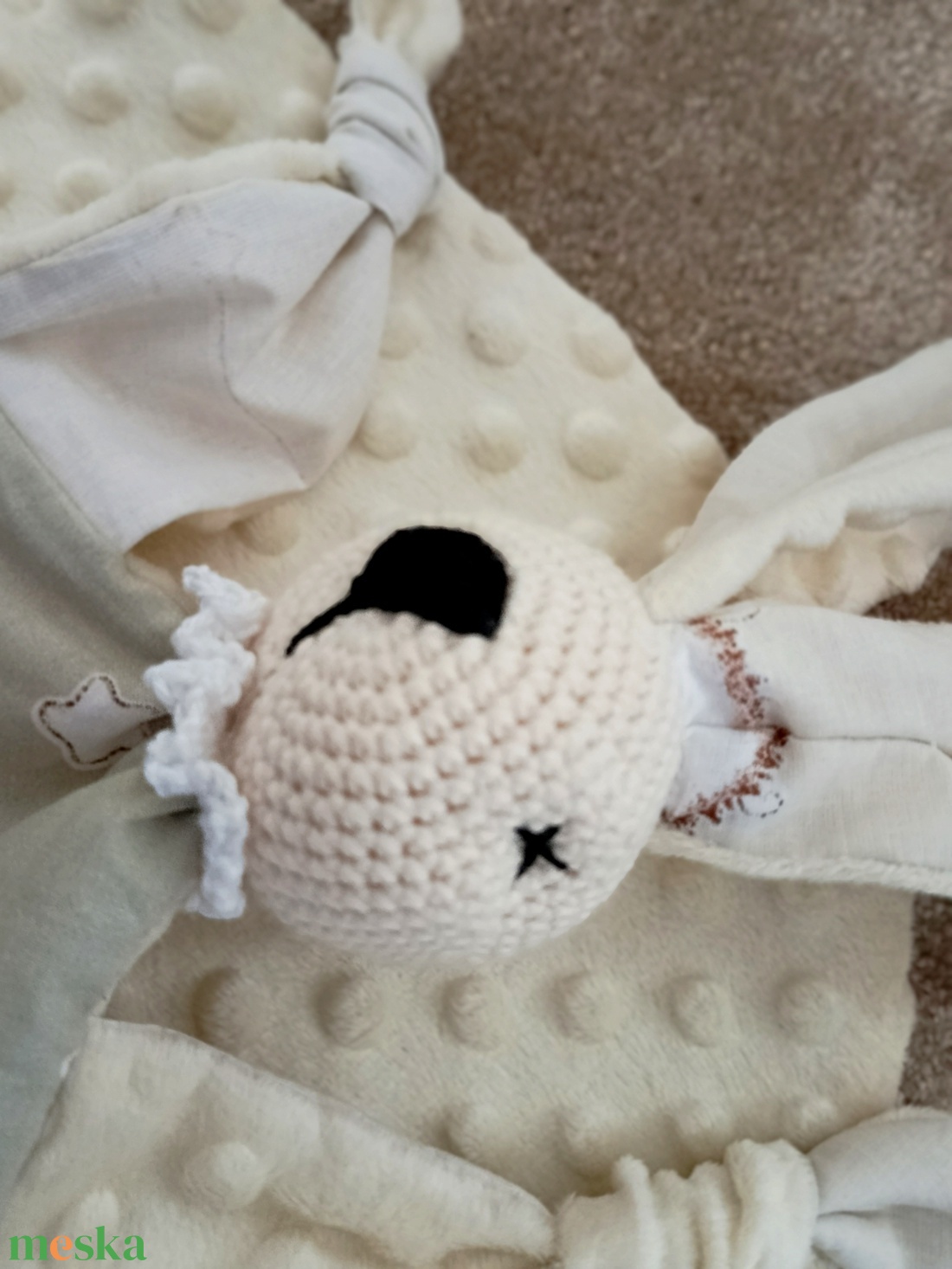 Pihe puha natúr nyuszis nyunyóka  - baba - mama - babalátogató ajándékcsomag - Meska.hu