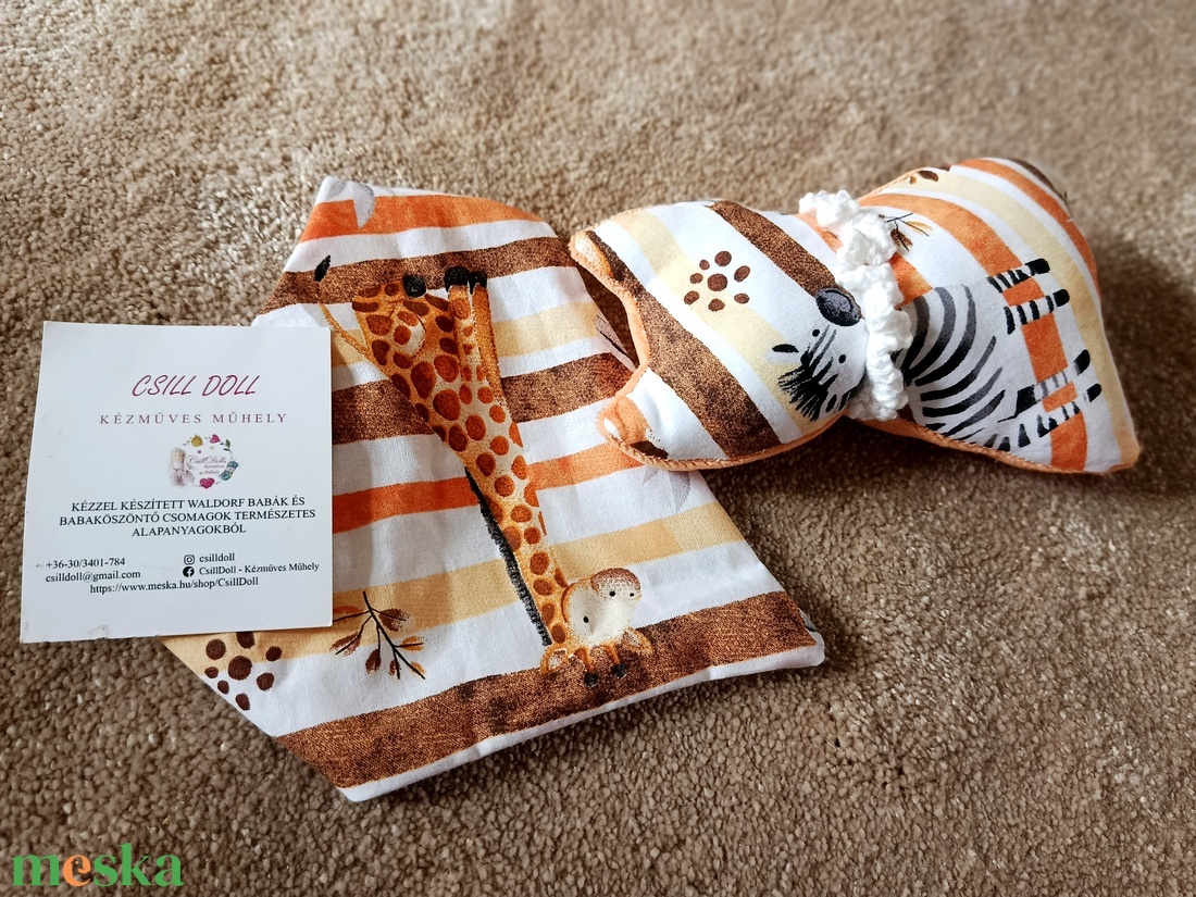 Állatmintás 4 részes ajándék szett Babavárásra-Babaköszöntésre  - baba - mama - babalátogató ajándékcsomag - Meska.hu