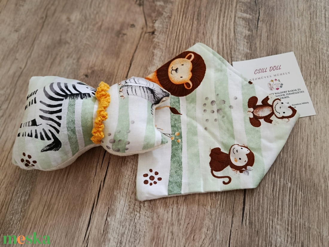 Kedves kis állatkás három részes nyunyókás szett Babaköszöntésre - baba - mama - babalátogató ajándékcsomag - Meska.hu