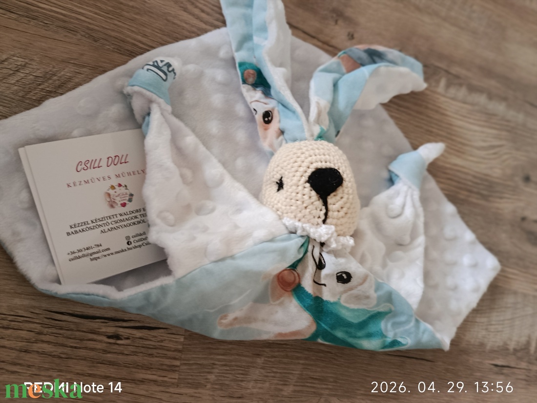 Gyönyörű Babaváró-Babaköszöntő ajándék szett kutyusos mintával - baba - mama - babalátogató ajándékcsomag - Meska.hu