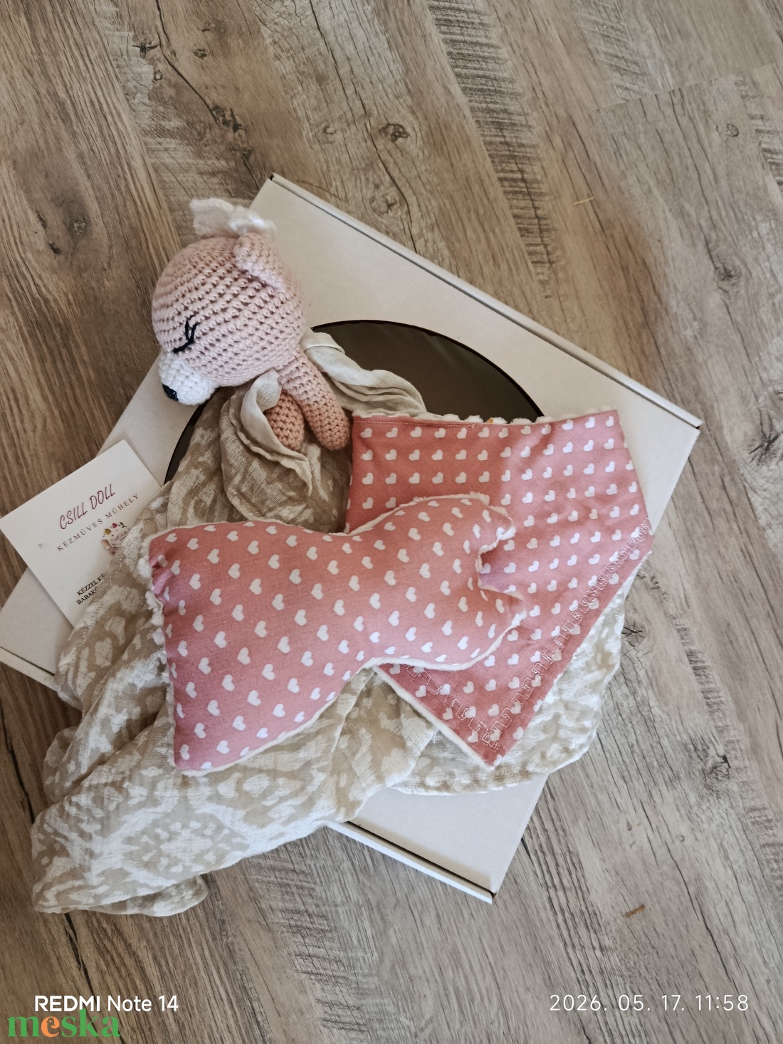 3 részes pihepuha  szett Babavárásra-Babaköszöntésre - baba - mama - babalátogató ajándékcsomag - Meska.hu