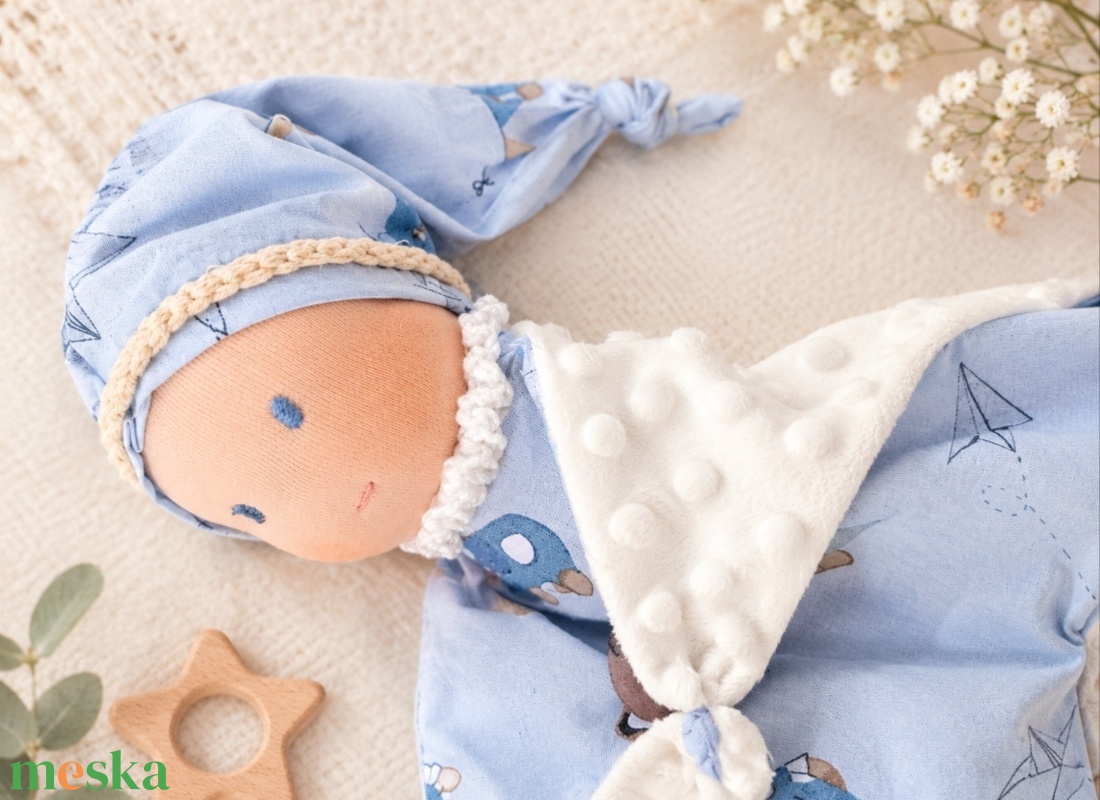 Állatkás három részes Babaköszöntő szett Waldorf nyunyóbabával  - baba - mama - babalátogató ajándékcsomag - Meska.hu