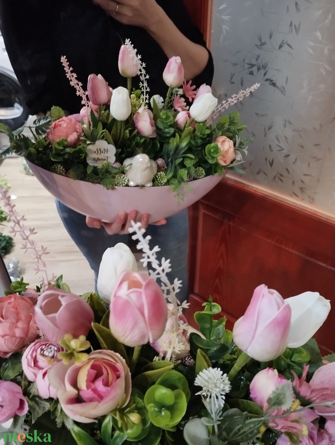 Tulipános tavaszi asztaldísz, nagyméretű csónakban - otthon & életmód - dekoráció - asztal és polc dekoráció - asztaldísz - Meska.hu Tulipános tavaszi asztaldísz, nagyméretű csónakban - otthon & életmód - dekoráció - asztal és polc dekoráció - asztaldísz - Meska.hu