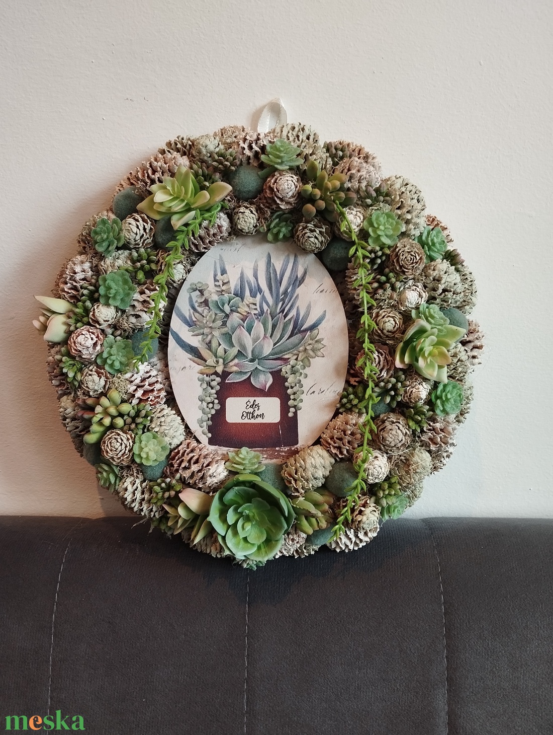 AKCIÓS!!Pozsgás kopogtató, 25cm - otthon & életmód - dekoráció - ajtó- és ablak dekoráció - ajtódísz & kopogtató - Meska.hu AKCIÓS!!Pozsgás kopogtató, 25cm - otthon & életmód - dekoráció - ajtó- és ablak dekoráció - ajtódísz & kopogtató - Meska.hu