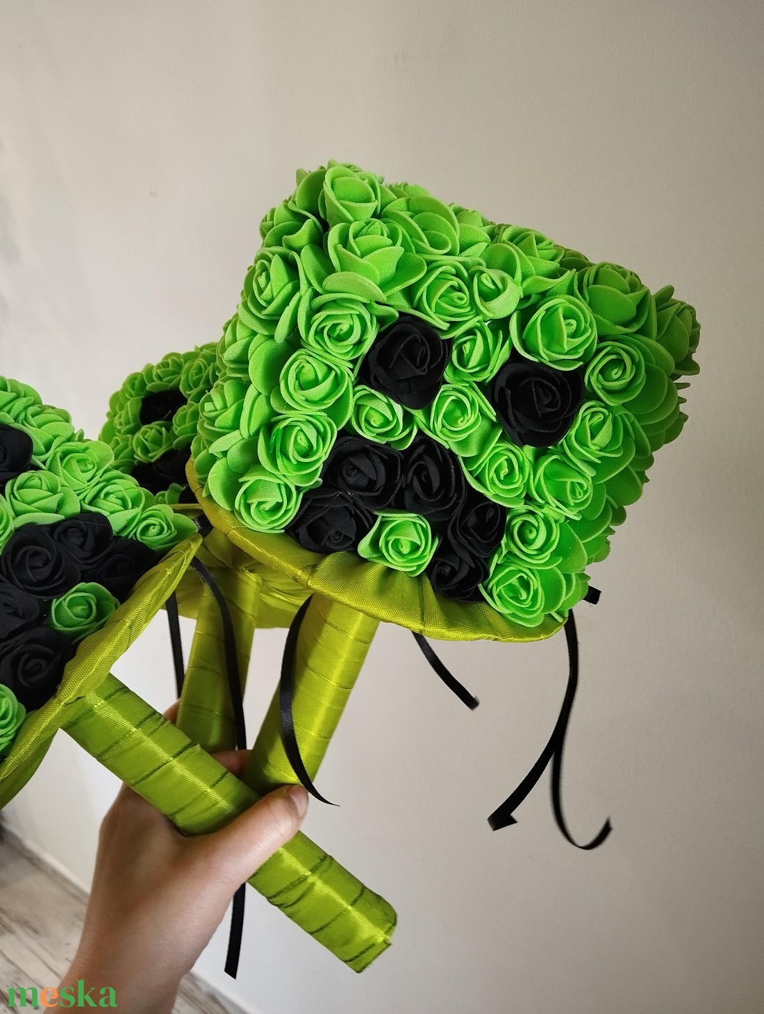 Minecraft full habrózsás csokor - otthon & életmód - dekoráció - virágdísz és tartó - csokor & virágdísz - Meska.hu Minecraft full habrózsás csokor - otthon & életmód - dekoráció - virágdísz és tartó - csokor & virágdísz - Meska.hu