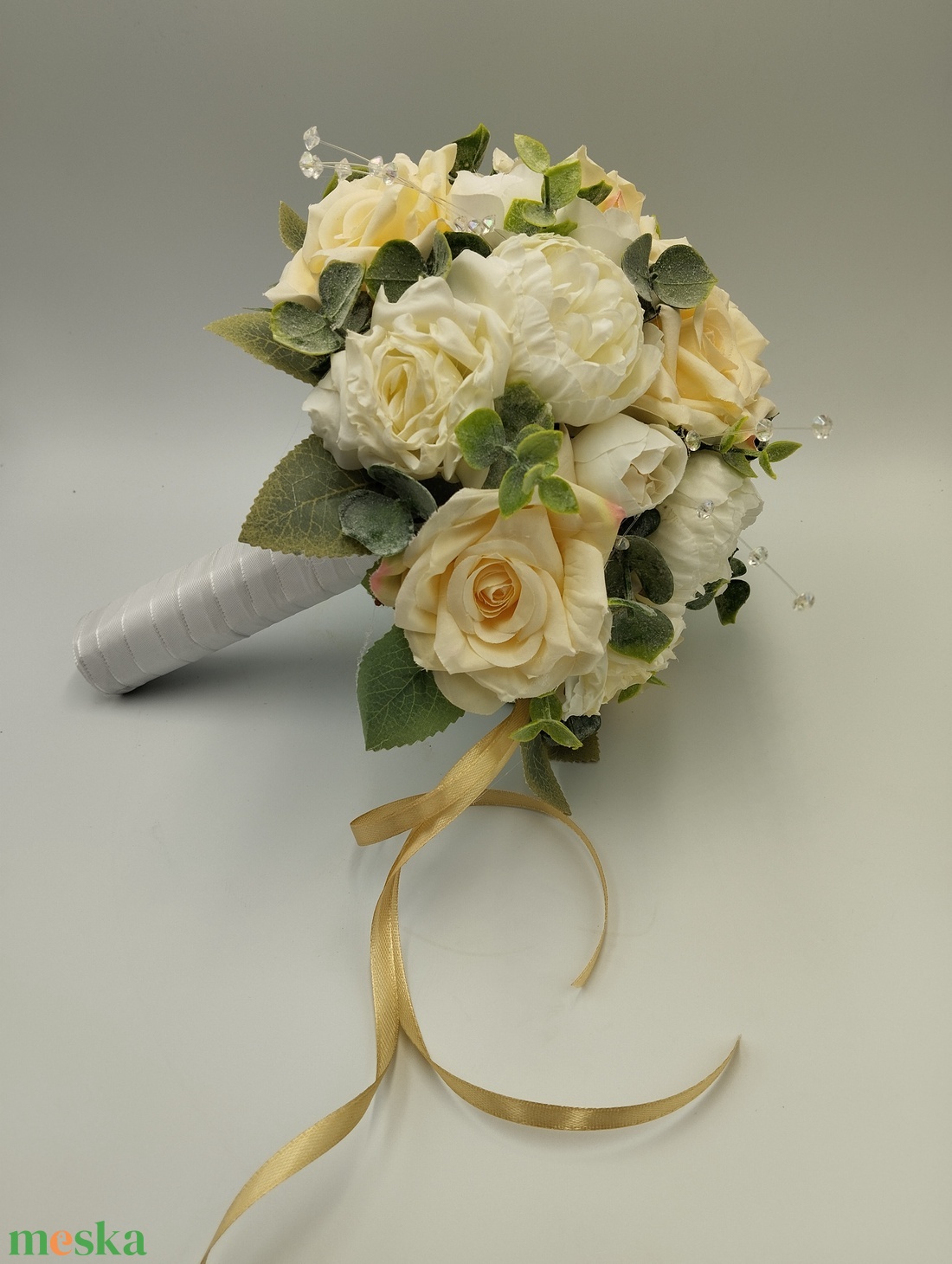 Menyasszonyi vagy dobó örökcsokor - esküvő - menyasszonyi- és dobócsokor - Meska.hu