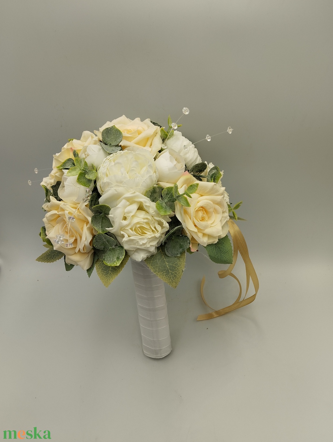 Menyasszonyi vagy dobó örökcsokor - esküvő - menyasszonyi- és dobócsokor - Meska.hu