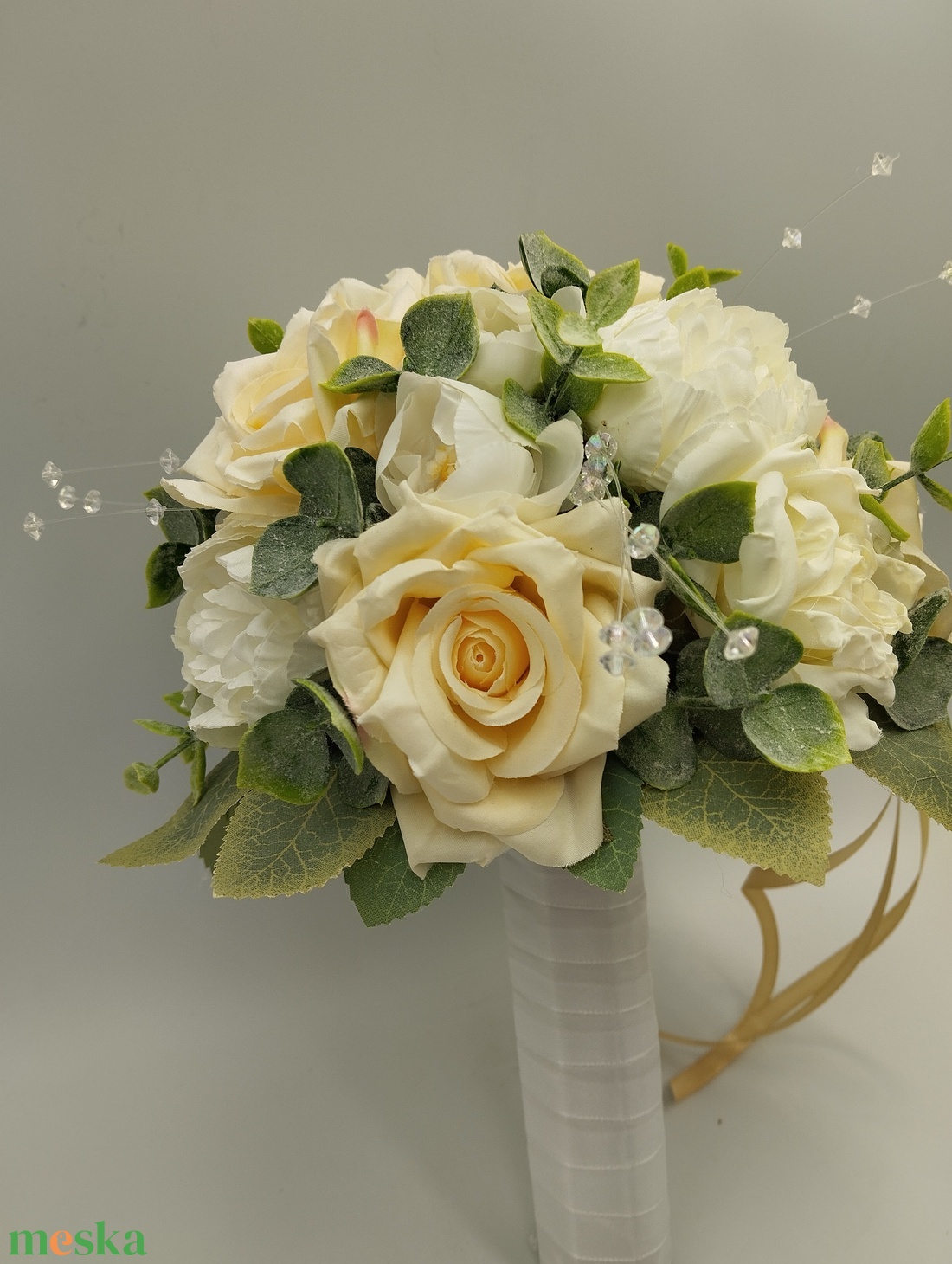 Menyasszonyi vagy dobó örökcsokor - esküvő - menyasszonyi- és dobócsokor - Meska.hu