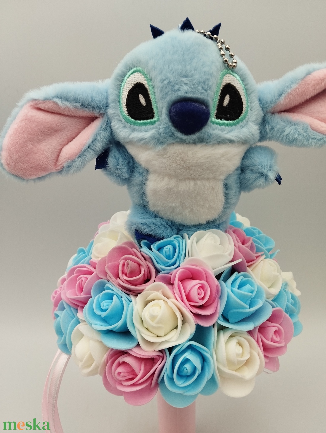 Stitch plüssös örökcsokor - otthon & életmód - virágdekoráció - virágok - virágcsokor - Meska.hu