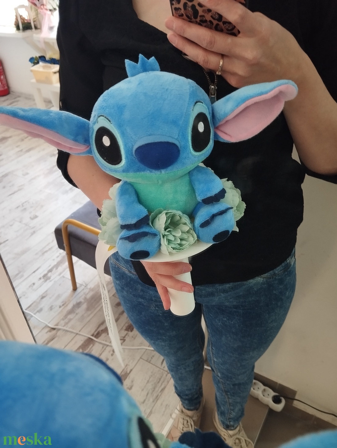 Unisex Stitch csokor - otthon & életmód - virágdekoráció - virágok - virágcsokor - Meska.hu