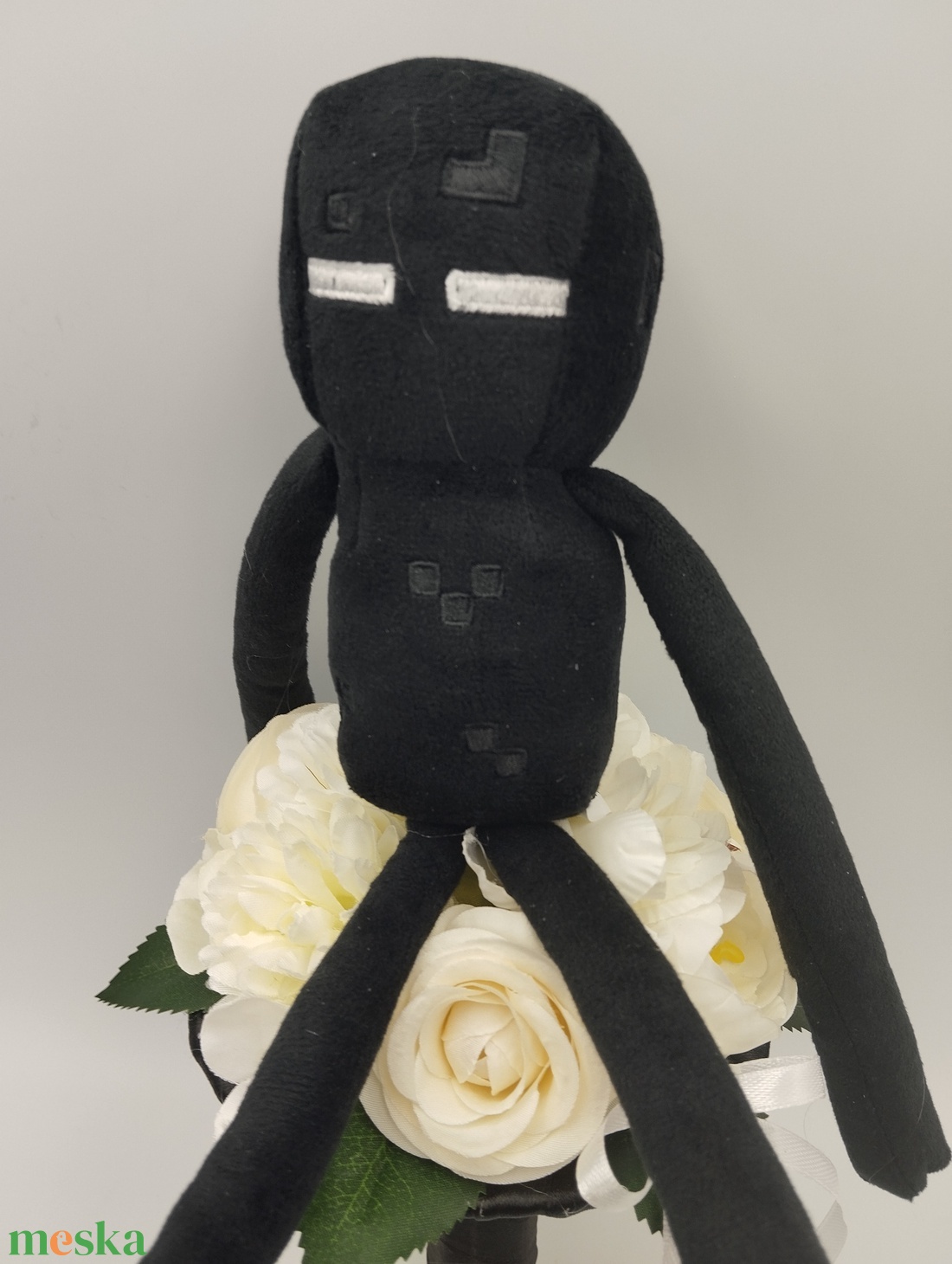 Minecraft Enderman örökcsokor - otthon & életmód - virágdekoráció - virágok - virágcsokor - Meska.hu