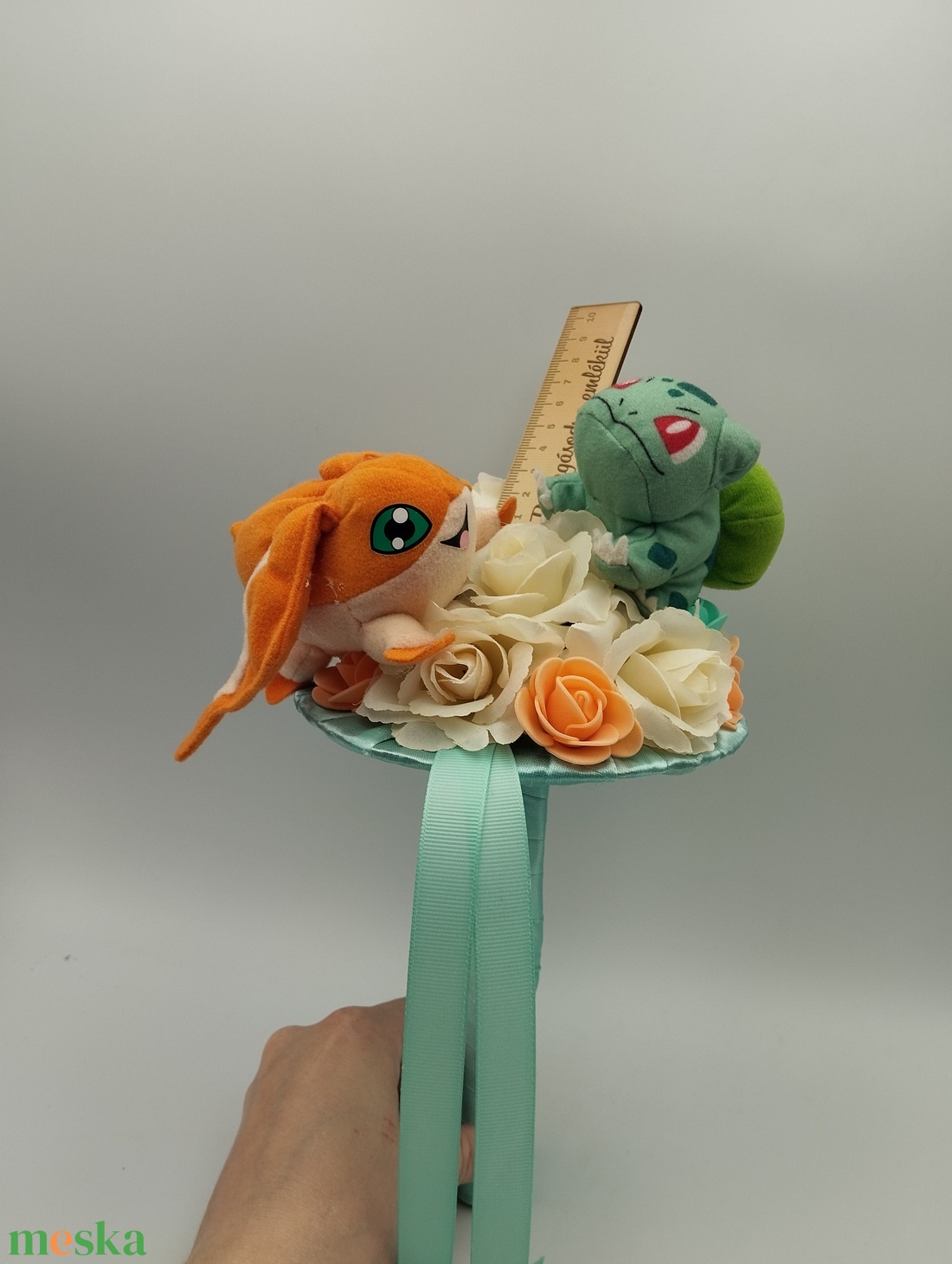 Pokemon örökcsokor - otthon & életmód - virágdekoráció - virágok - virágcsokor - Meska.hu