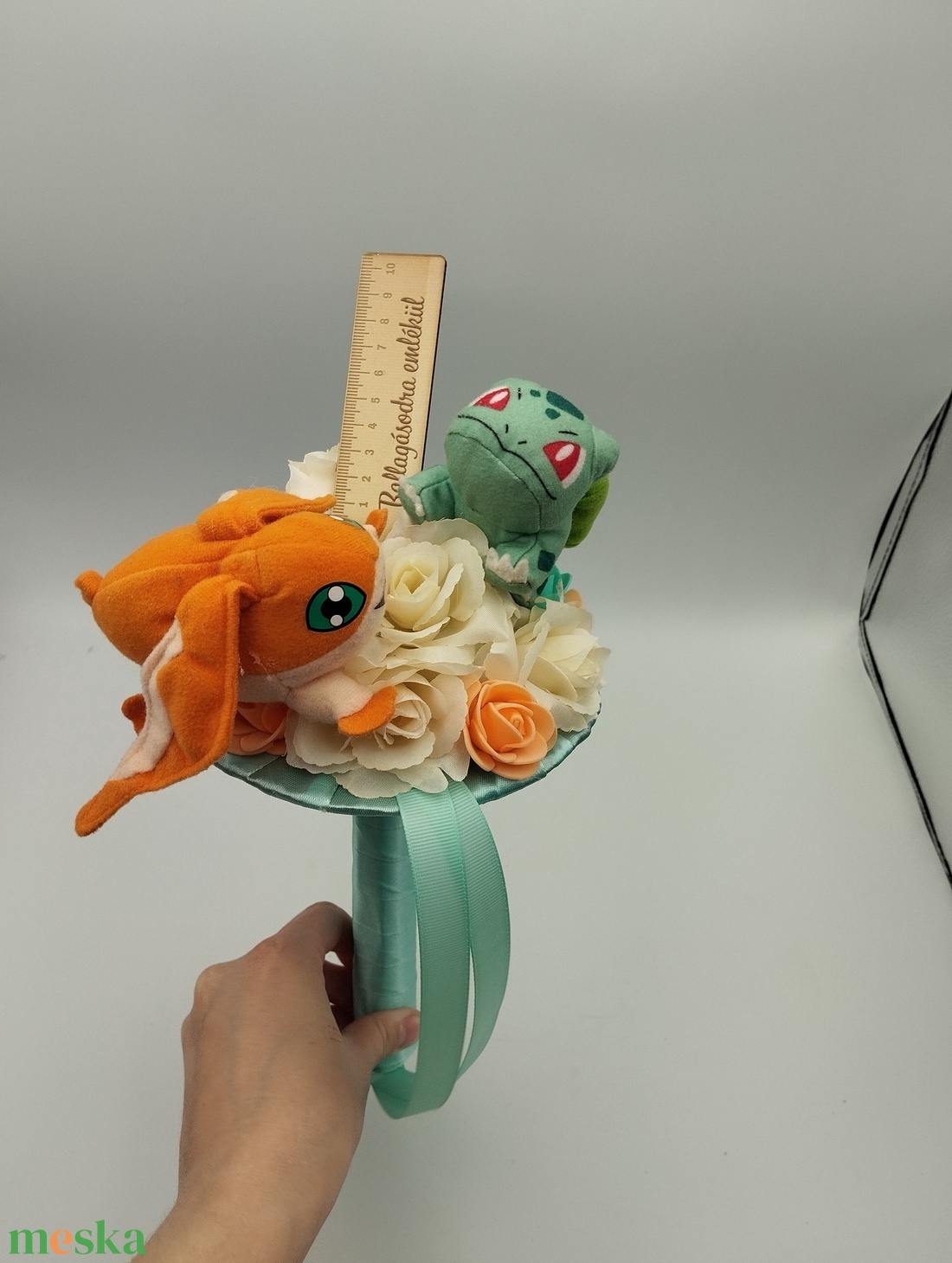 Pokemon örökcsokor - otthon & életmód - virágdekoráció - virágok - virágcsokor - Meska.hu