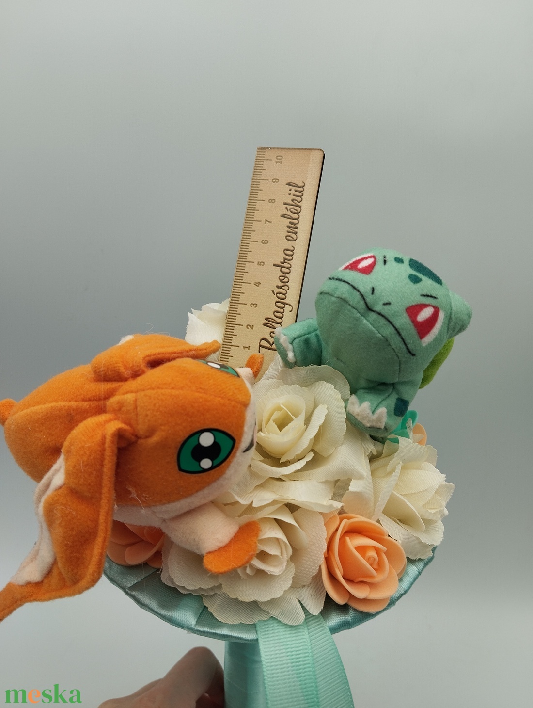 Pokemon örökcsokor - otthon & életmód - virágdekoráció - virágok - virágcsokor - Meska.hu