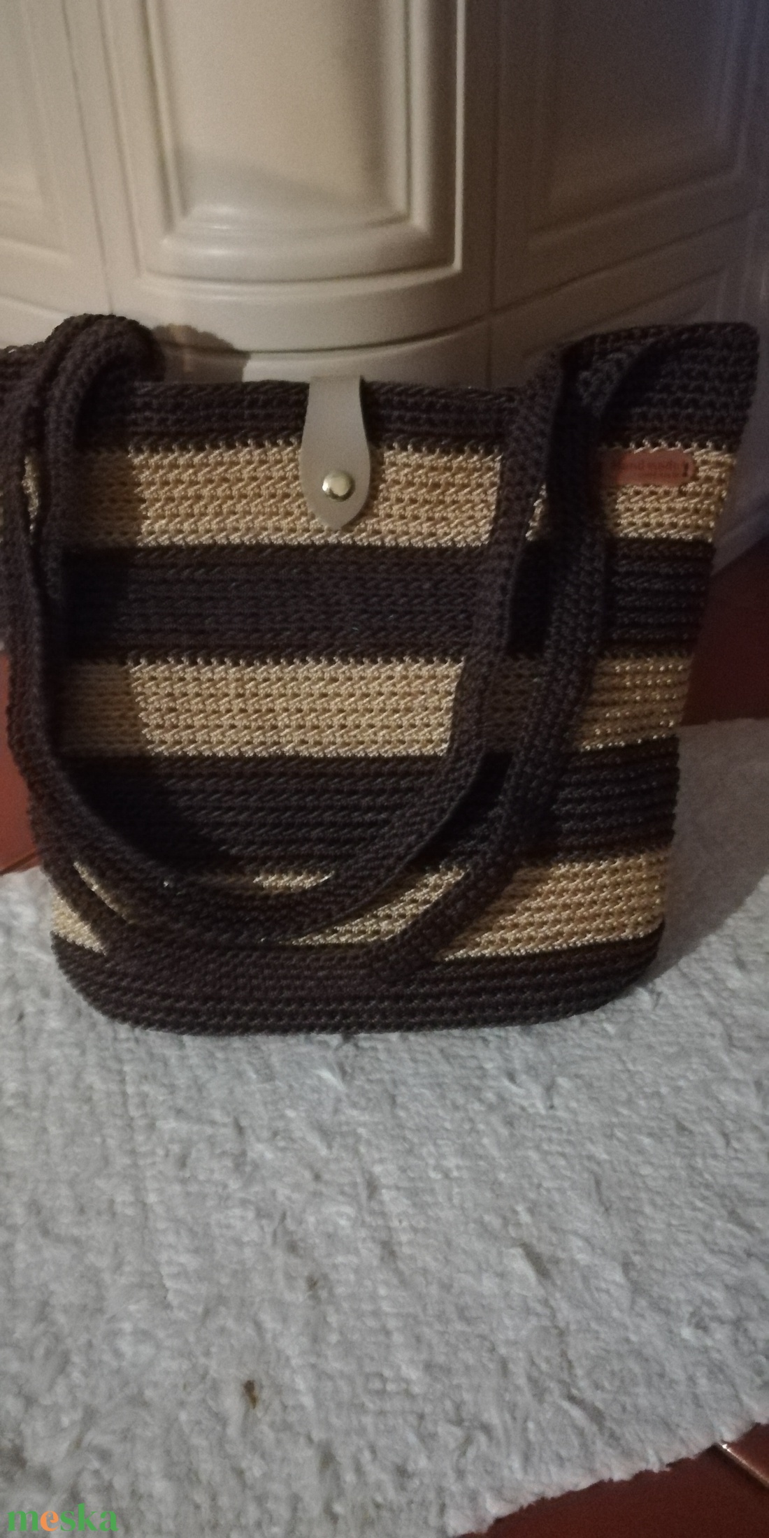 Horgolt kézitáska - táska & tok - kézitáska & válltáska - alkalmi táska - Meska.hu