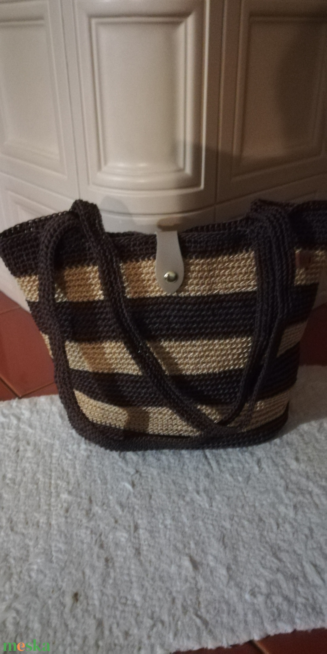 Horgolt kézitáska - táska & tok - kézitáska & válltáska - alkalmi táska - Meska.hu