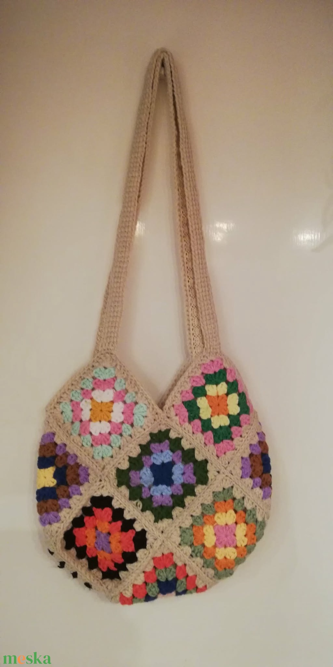 Horgolt kézitásja - táska & tok - kézitáska & válltáska - kézitáska - Meska.hu