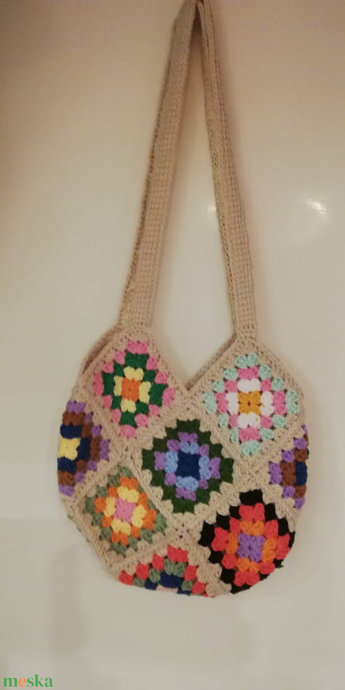 Horgolt kézitásja - táska & tok - kézitáska & válltáska - kézitáska - Meska.hu