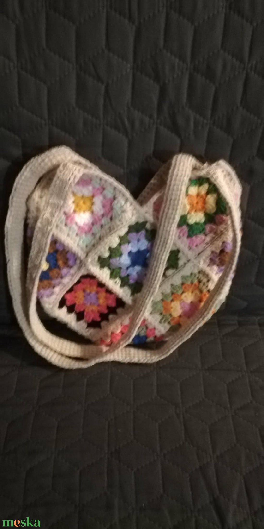 Horgolt kézitásja - táska & tok - kézitáska & válltáska - kézitáska - Meska.hu