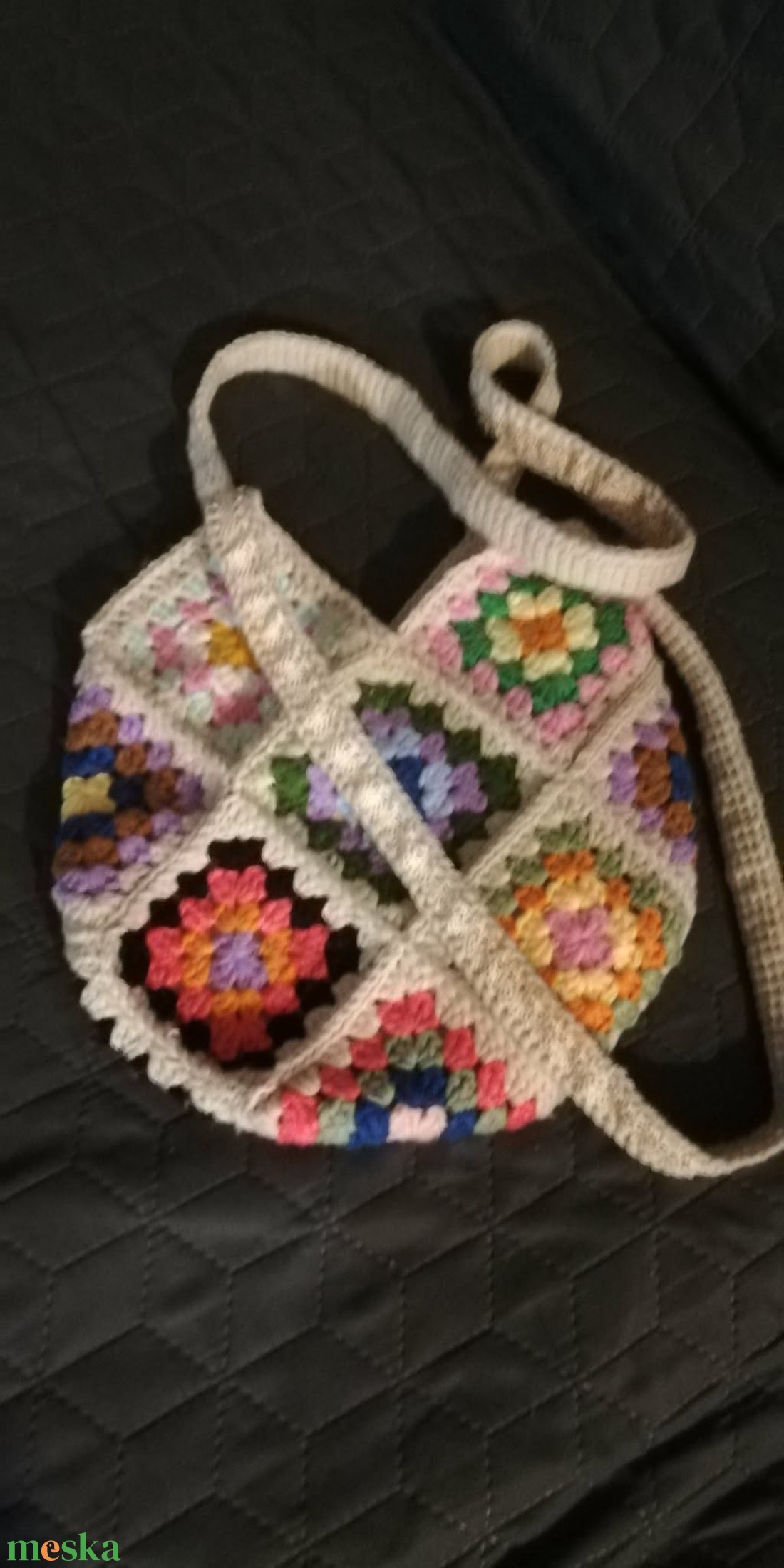 Horgolt kézitásja - táska & tok - kézitáska & válltáska - kézitáska - Meska.hu