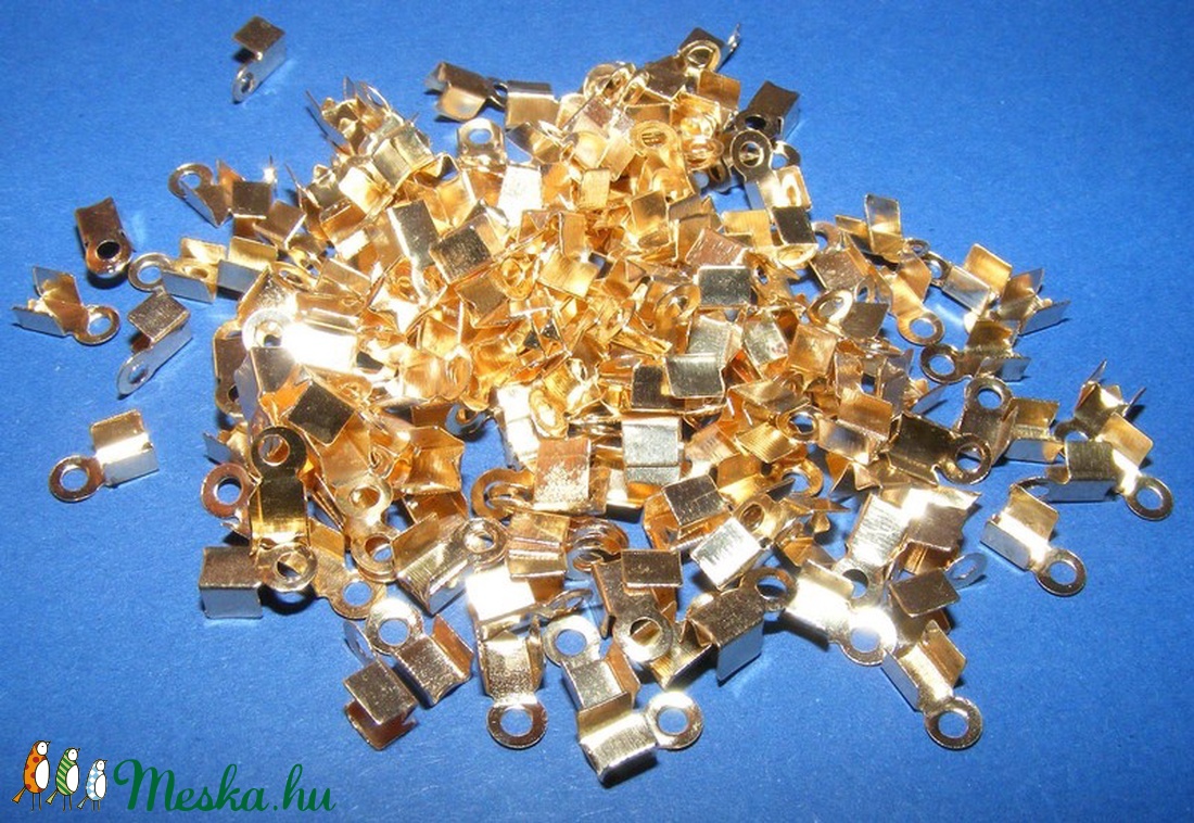 Bőrvég (431/G minta/10 db) - 8x4x3 mm - gyöngy, ékszerkellék - Meska.hu Bőrvég (431/G minta/10 db) - 8x4x3 mm - gyöngy, ékszerkellék - Meska.hu