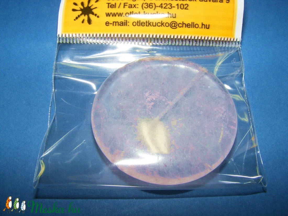 Ásványgyöngy-102 ( 40 mm/1 db) - átlátszó/halvány rózsaszín kerek - gyöngy, ékszerkellék - Meska.hu Ásványgyöngy-102 ( 40 mm/1 db) - átlátszó/halvány rózsaszín kerek - gyöngy, ékszerkellék - Meska.hu