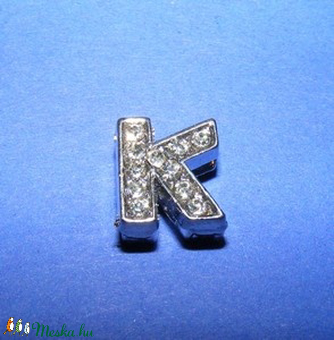 Strassz betű (1 db) - K - gyöngy, ékszerkellék - Meska.hu Strassz betű (1 db) - K - gyöngy, ékszerkellék - Meska.hu