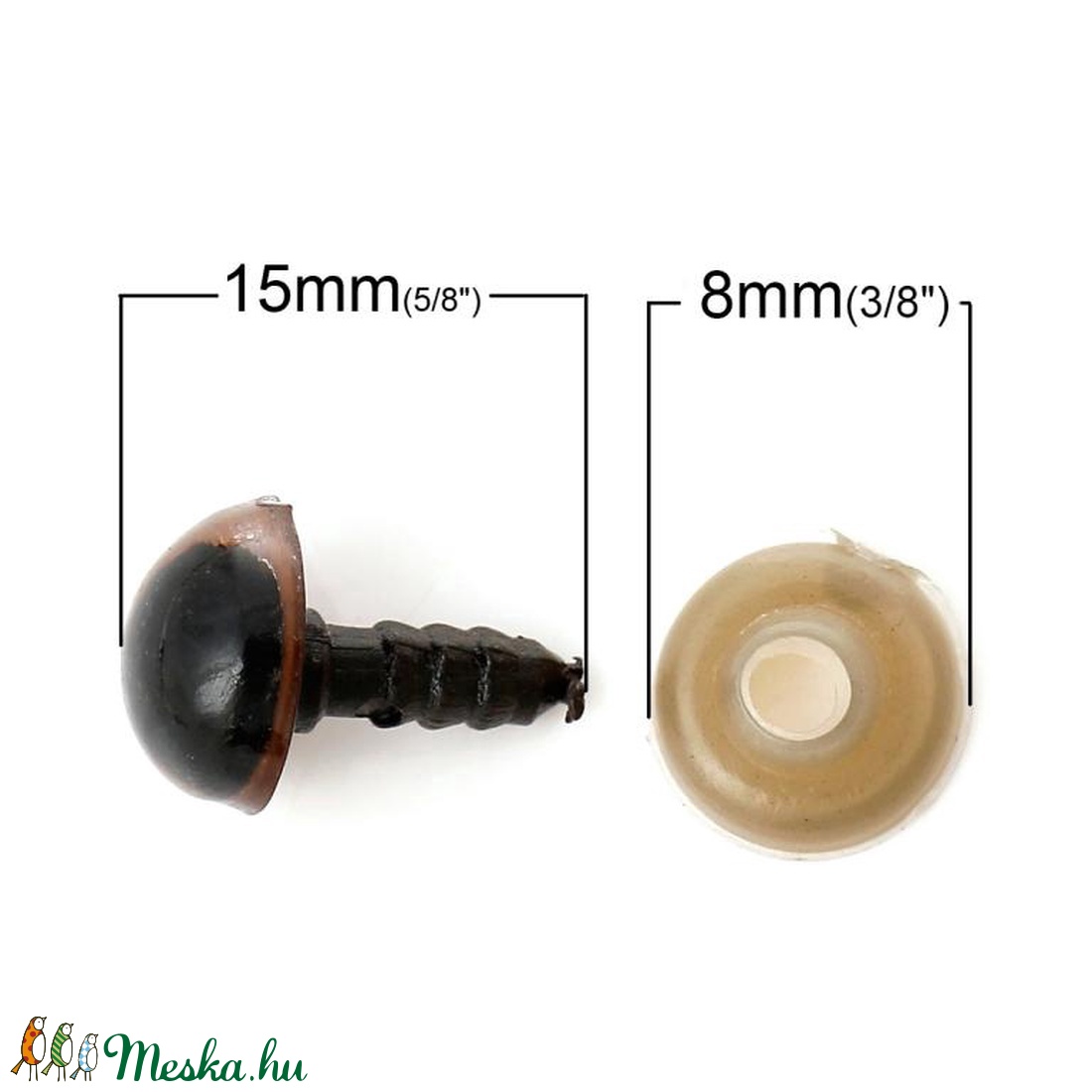 Stiftes szem (5. minta/1 db) - 15x10 mm - dekorációs kellékek - figurák - Meska.hu Stiftes szem (5. minta/1 db) - 15x10 mm - dekorációs kellékek - figurák - Meska.hu