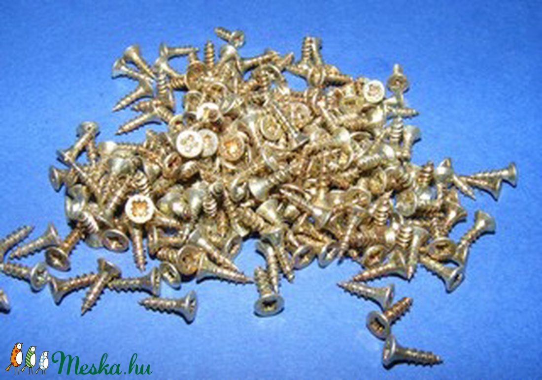 Csavar-6 (10x2,5 mm/10 db) - sárga - csat, karika, zár - Meska.hu Csavar-6 (10x2,5 mm/10 db) - sárga - csat, karika, zár - Meska.hu