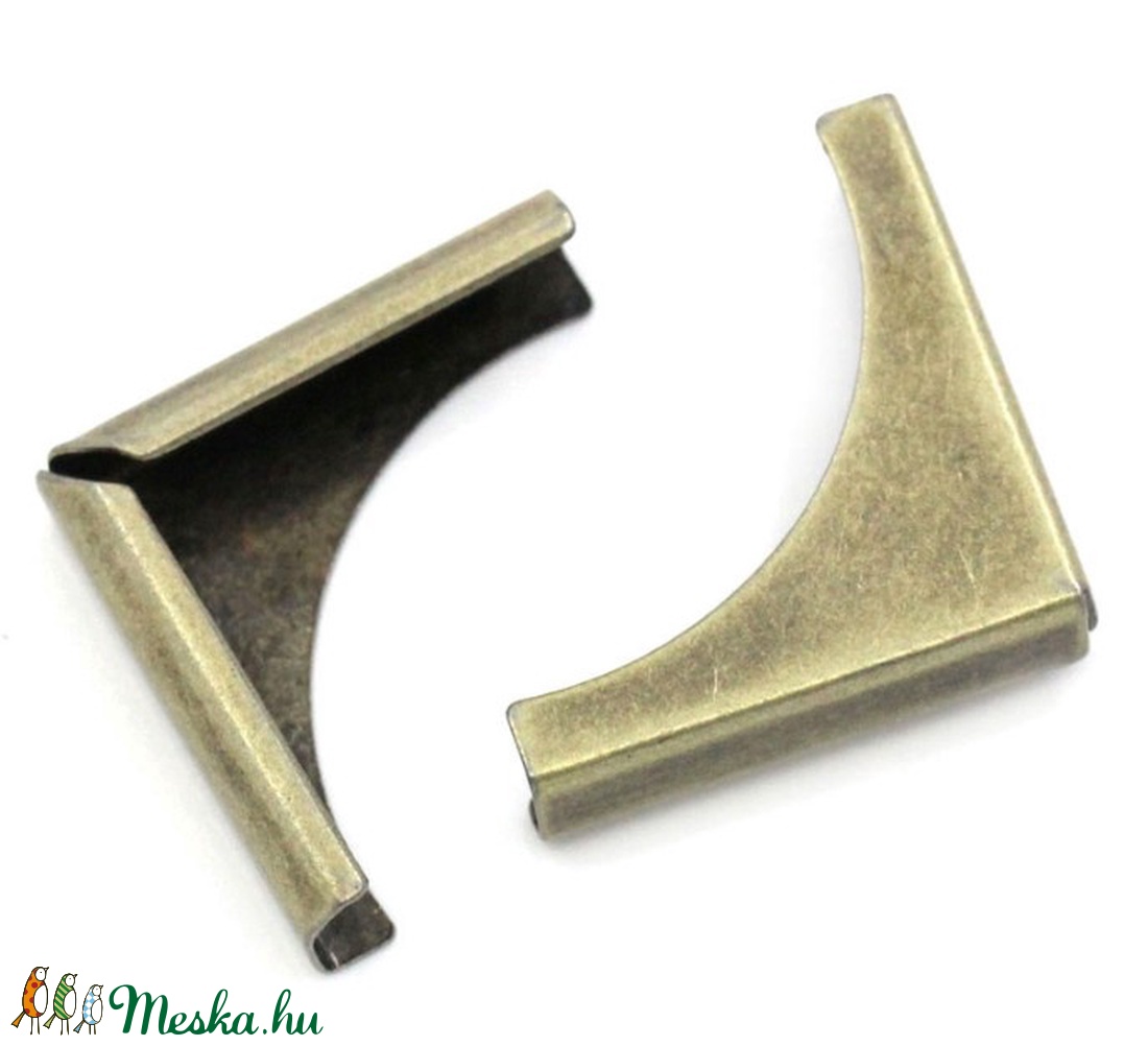 Fémsarok (6. minta/1 db) - 20x20 mm - csat, karika, zár - Meska.hu Fémsarok (6. minta/1 db) - 20x20 mm - csat, karika, zár - Meska.hu