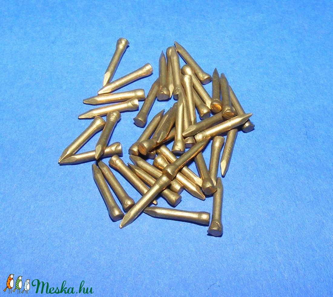 Szög-2 (10x1,5 mm/20 db) - bognár, arany - csat, karika, zár - Meska.hu Szög-2 (10x1,5 mm/20 db) - bognár, arany - csat, karika, zár - Meska.hu
