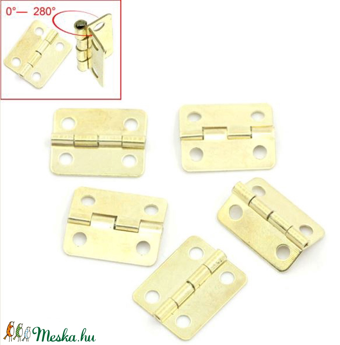 Zsanér (9. minta/1 db) - 16x13 mm - csat, karika, zár - Meska.hu Zsanér (9. minta/1 db) - 16x13 mm - csat, karika, zár - Meska.hu