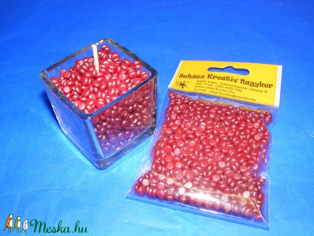 Gyertyagyöngy (40 g) - gránátalma - vegyes alapanyag - gyertya - Meska.hu Gyertyagyöngy (40 g) - gránátalma - vegyes alapanyag - gyertya - Meska.hu