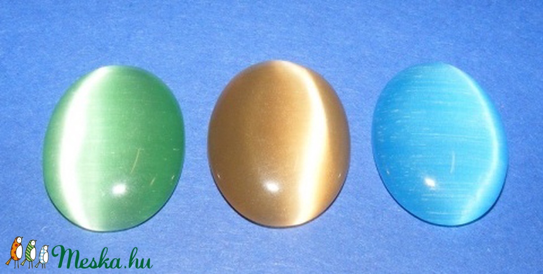 Macskaszem-2 (13x18 mm/5 db) - ovális, vegyes színek - gyöngy, ékszerkellék - cabochon - Meska.hu Macskaszem-2 (13x18 mm/5 db) - ovális, vegyes színek - gyöngy, ékszerkellék - cabochon - Meska.hu
