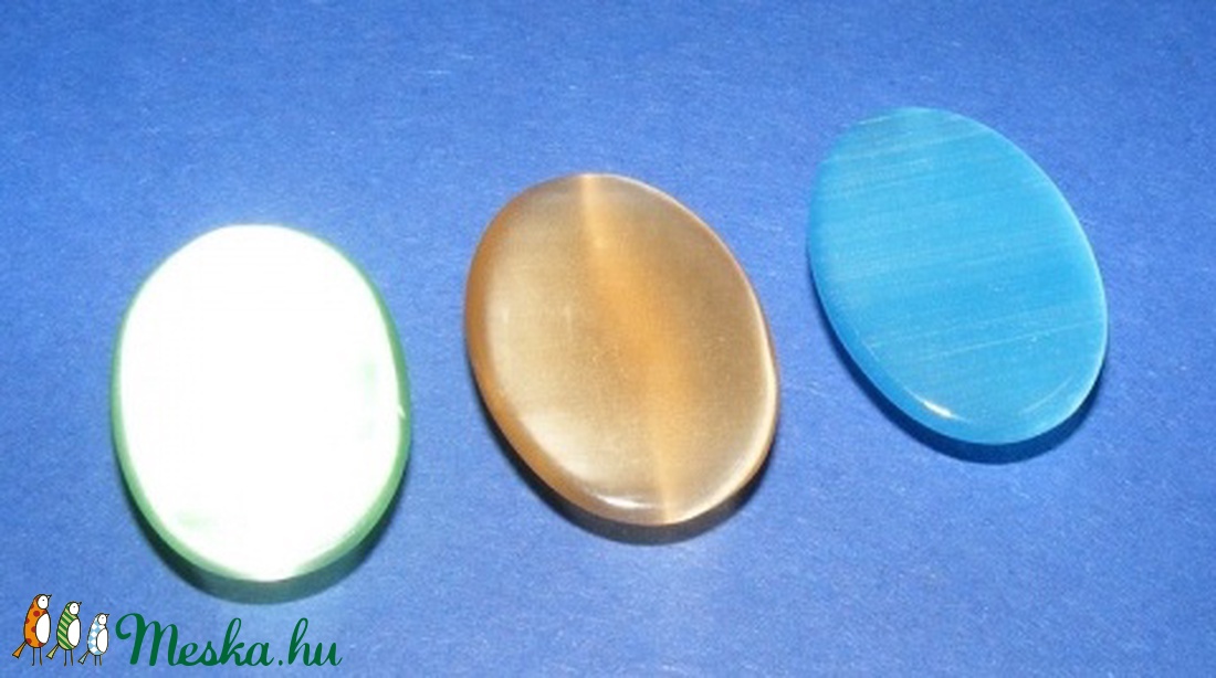 Macskaszem-2 (13x18 mm/5 db) - ovális, vegyes színek - gyöngy, ékszerkellék - cabochon - Meska.hu Macskaszem-2 (13x18 mm/5 db) - ovális, vegyes színek - gyöngy, ékszerkellék - cabochon - Meska.hu