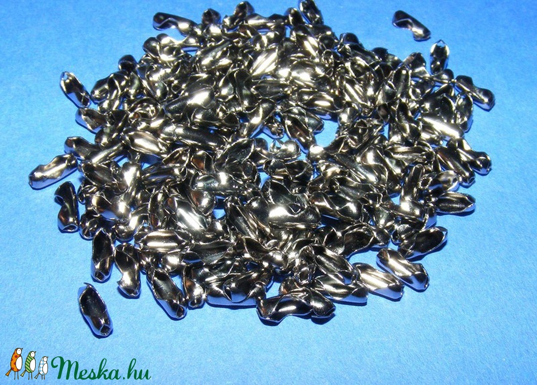 Golyóslánc kapocs (332/F minta/1 db) - 2-2,4 mm - gyöngy, ékszerkellék - Meska.hu Golyóslánc kapocs (332/F minta/1 db) - 2-2,4 mm - gyöngy, ékszerkellék - Meska.hu