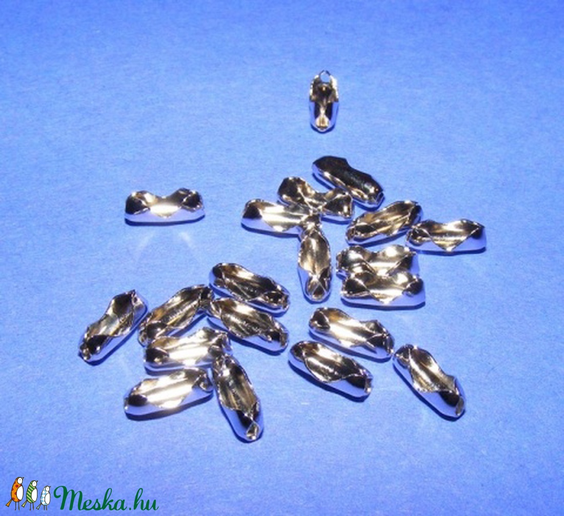 Golyóslánc kapocs (339/B minta/1 db) - 1,5 mm - gyöngy, ékszerkellék - Meska.hu Golyóslánc kapocs (339/B minta/1 db) - 1,5 mm - gyöngy, ékszerkellék - Meska.hu