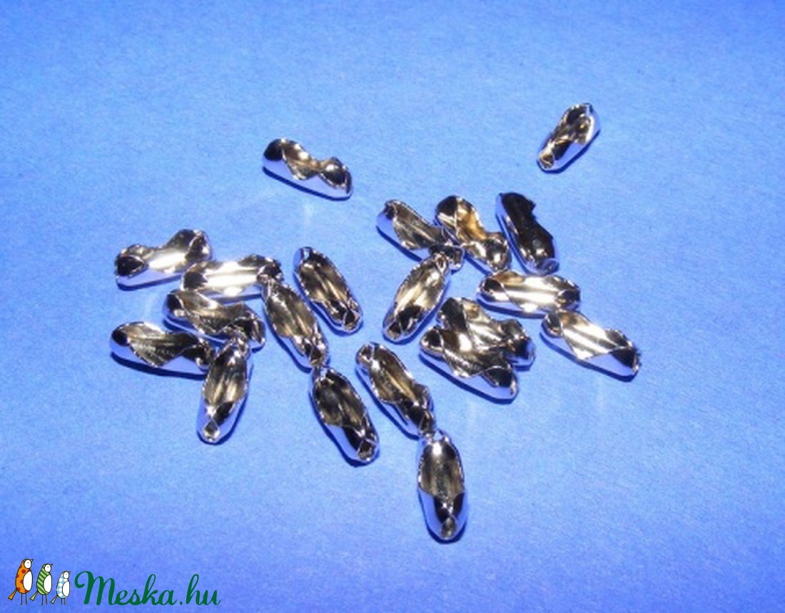 Golyóslánc kapocs (339/B minta/1 db) - 1,5 mm - gyöngy, ékszerkellék - Meska.hu Golyóslánc kapocs (339/B minta/1 db) - 1,5 mm - gyöngy, ékszerkellék - Meska.hu