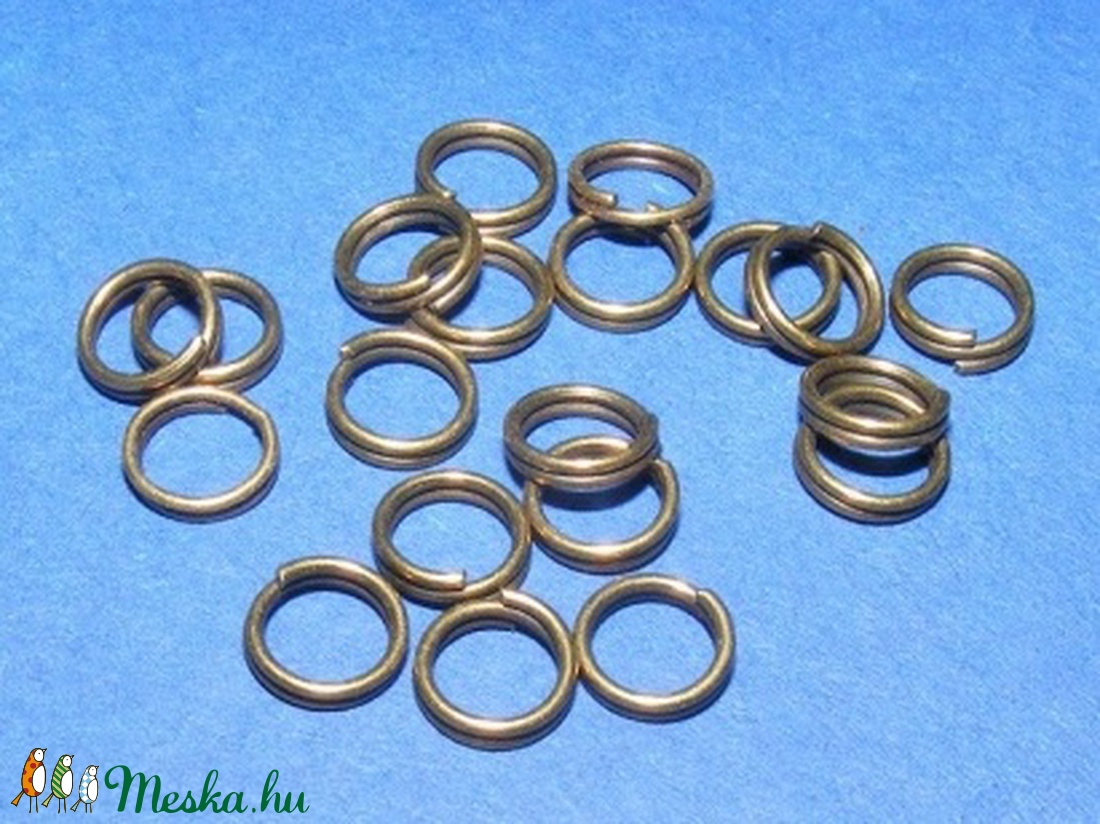 Szerelőkarika (1003. minta/20 db) - 6 mm - gyöngy, ékszerkellék - Meska.hu Szerelőkarika (1003. minta/20 db) - 6 mm - gyöngy, ékszerkellék - Meska.hu
