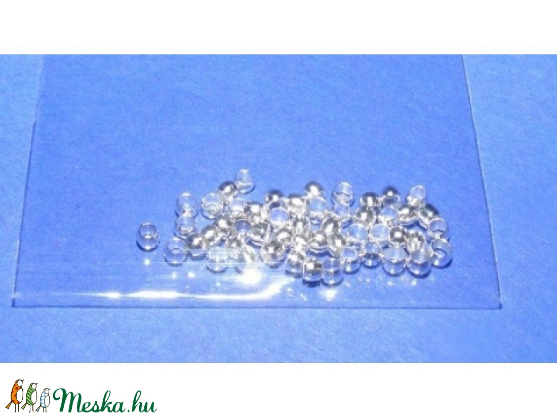 Nemesacél stopper (STAS-67 minta/20 db) - 2,5x2 mm - gyöngy, ékszerkellék - Meska.hu Nemesacél stopper (STAS-67 minta/20 db) - 2,5x2 mm - gyöngy, ékszerkellék - Meska.hu