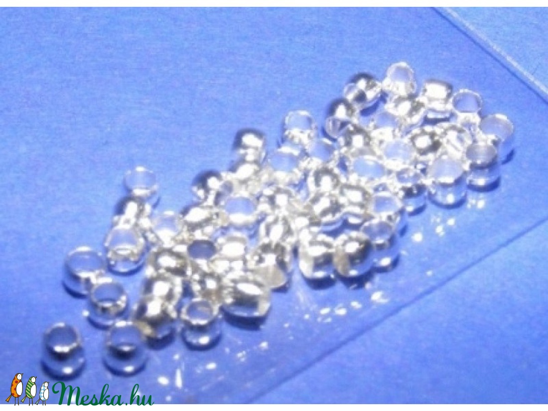 Nemesacél stopper (STAS-67 minta/20 db) - 2,5x2 mm - gyöngy, ékszerkellék - Meska.hu Nemesacél stopper (STAS-67 minta/20 db) - 2,5x2 mm - gyöngy, ékszerkellék - Meska.hu