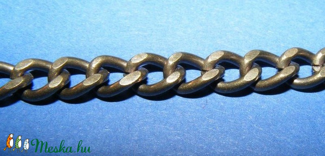 Szerelt lánc (10. minta/1 db) - 7,5x5,5x1,5 mm (erős) - gyöngy, ékszerkellék - Meska.hu Szerelt lánc (10. minta/1 db) - 7,5x5,5x1,5 mm (erős) - gyöngy, ékszerkellék - Meska.hu