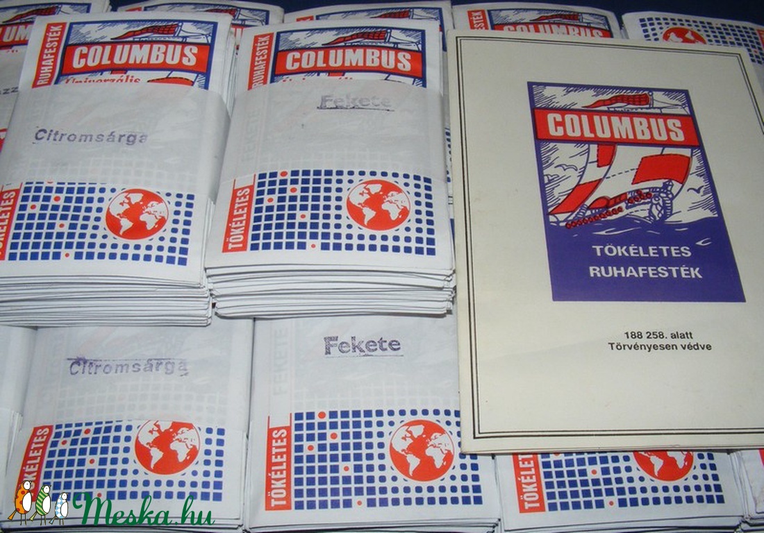 Columbus ruhafesték (5 g/1 db) - papagájsárga - festék - textilfesték - Meska.hu Columbus ruhafesték (5 g/1 db) - papagájsárga - festék - textilfesték - Meska.hu