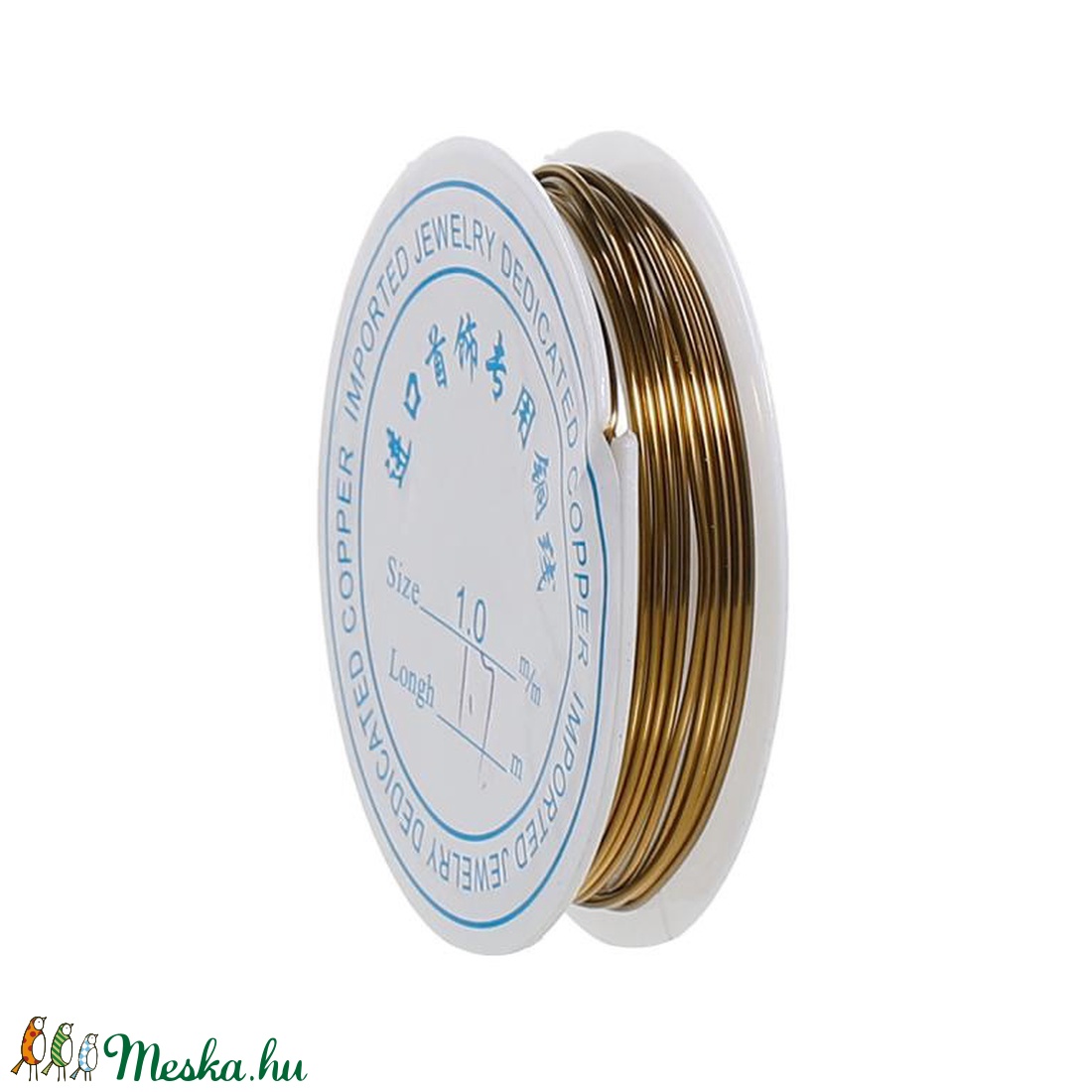 Ékszerdrót ( 1,0 mm/1 db) - bronz - gyöngy, ékszerkellék - drót - Meska.hu Ékszerdrót ( 1,0 mm/1 db) - bronz - gyöngy, ékszerkellék - drót - Meska.hu