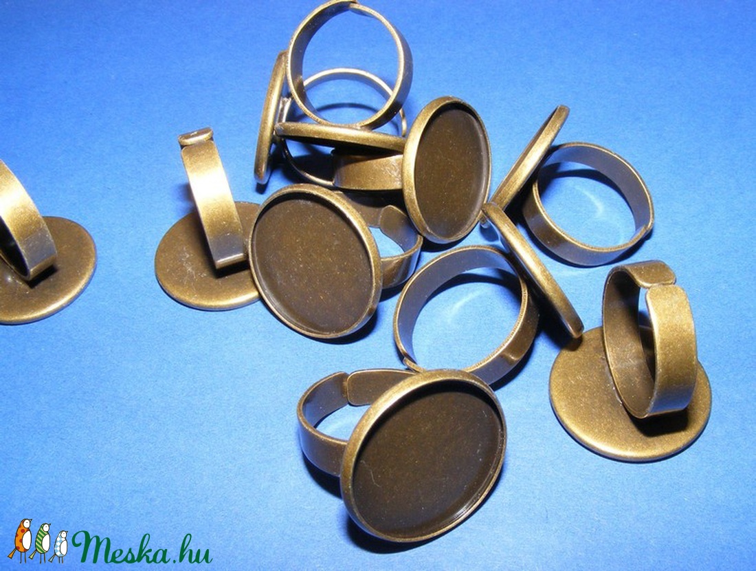 Gyűrű alap (63/AB minta/1 db) - antik bronz - gyöngy, ékszerkellék - Meska.hu Gyűrű alap (63/AB minta/1 db) - antik bronz - gyöngy, ékszerkellék - Meska.hu