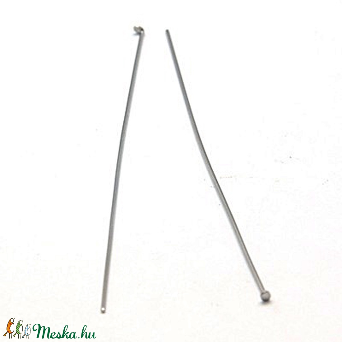 Nemesacél talpas szerelőpálca (STAS-57 minta/10 db) - 50 mm - gyöngy, ékszerkellék - Meska.hu Nemesacél talpas szerelőpálca (STAS-57 minta/10 db) - 50 mm - gyöngy, ékszerkellék - Meska.hu